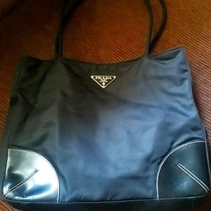 Prada nylon purse shoulder handbag authentic